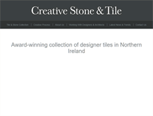 Tablet Screenshot of creativestoneandtile.co.uk